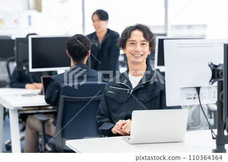 Engineer working in the office 110364364