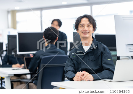 Engineer working in the office 110364365