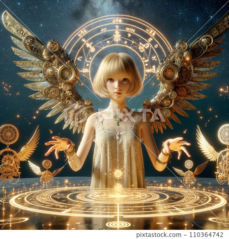 天空中的機械天使 110364742