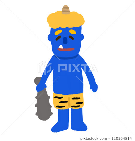 青鬼看起來有點膽怯 110364814