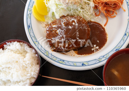 Delicious hamburger steak Delicious hamburger steak 110365960