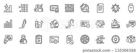 icon, vector, set 110366388