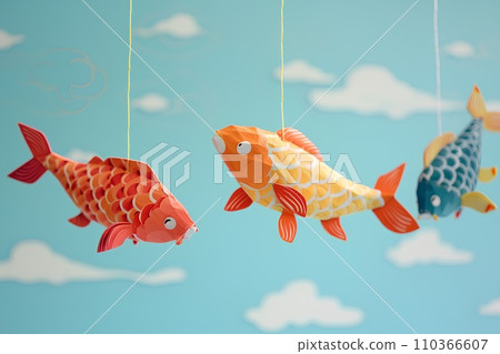 Cute carp streamers-2 110366607