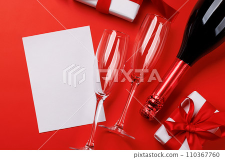 Champagne and gift 110367760
