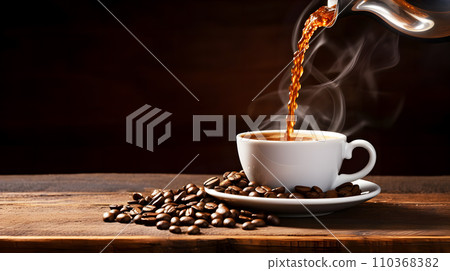 Hot coffee 110368382