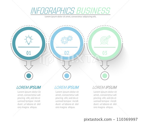 Infographics. Visualization of business data, projects, trainings, development plans and strategies. Pictograms of processes Infographics. Visualization of business data, projects, trainings, development plans and strategies. Pictograms of processes 110369997