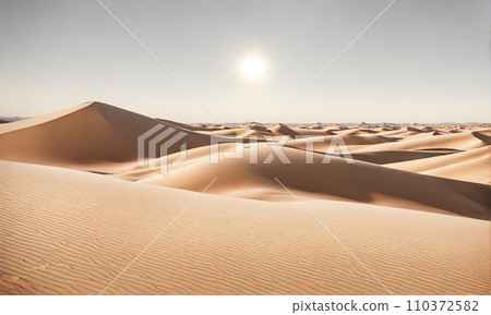 Sunny desert landscape, tranquil beauty Sunny desert landscape, tranquil beauty 110372582
