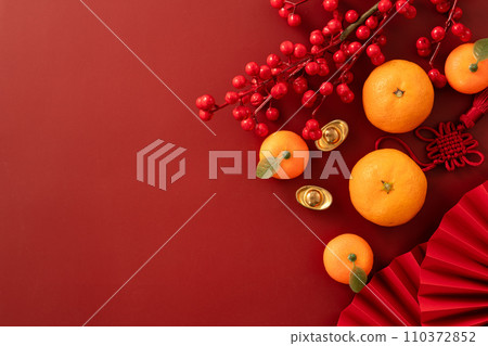 Tangerine Chinese lunar new year Tangerine Chinese lunar new year 蜜橘みかん 110372852