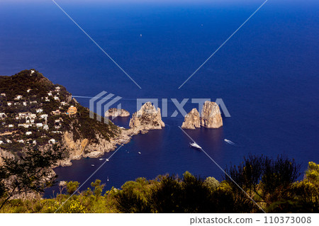 Faraglioni islands in Capri, italy 110373008