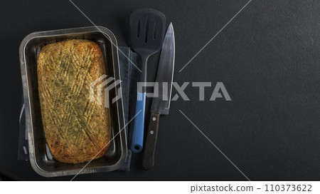 Casserole or mince pie 110373622