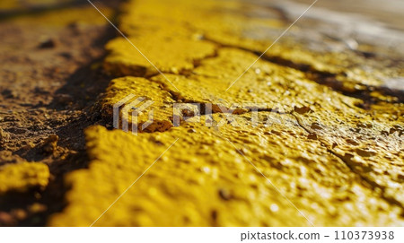 Close-up of concrete surface yellow colors Close-up of concrete surface yellow colors 110373938