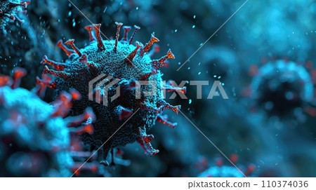 Graphic representation of pathogenic viruses Graphic representation of pathogenic viruses 110374036