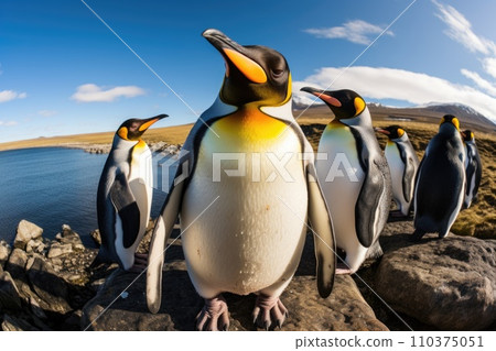 King Penguins in the Islands King Penguins in the Islands 110375051