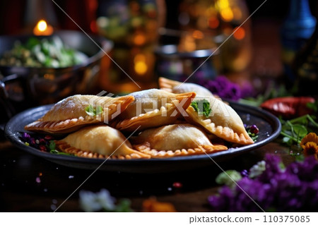Empanadas on a plate Empanadas on a plate 110375085