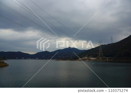 Kasegawa Lake at Kasegawa Dam 110375274