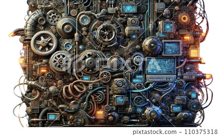 Mysterious device (for background/wallpaper) [AI generation] 110375318