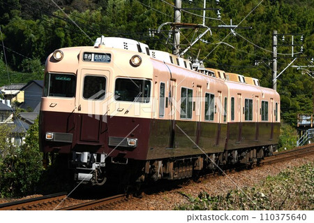 Nagoya Railway 6000 series traveling on the Gamagori Line towards Kira Yoshida 110375640