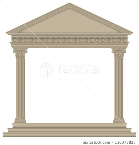 Roman/Greek Temple with Corinthian columns, high detailed Roman/Greek Temple with Corinthian columns, high detailed 110375825