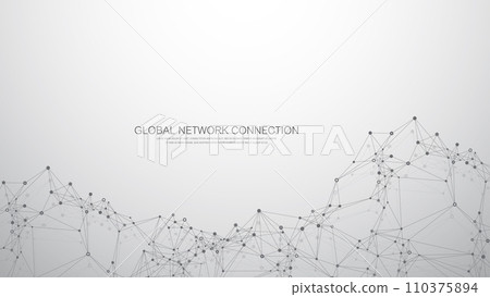 Global network connection banner design template. Header social network communication in the global business concept. Big data visualization. Internet technology Global network connection banner design template. Header social network communication in the global business concept. Big data visualization. Internet technology 110375894