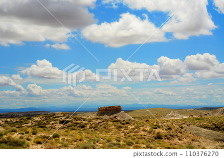 Rugged and Desolate Landscape Petrified Forest Arizona Rugged and Desolate Landscape Petrified Forest Arizona 110376270