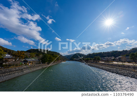 Scenery around Uji, Kyoto 110376490