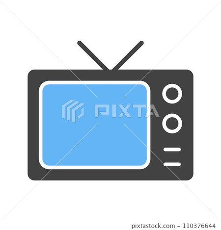 Television icon vector image. 110376644