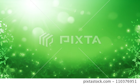 Glittering green background | AI generated 110376951