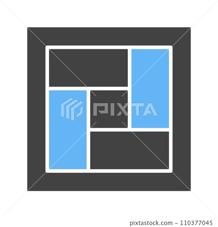 Tatami icon vector image. 110377045