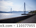 從島波海道上的大三島眺望來島海峽大橋 110377055