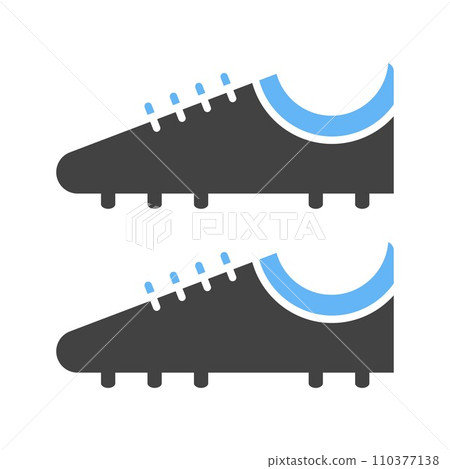 Soccer Boots icon vector image. 110377138