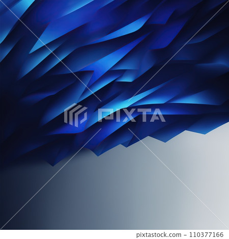 Abstract blue background with geometric shapes. Computer digital drawing. 110377166