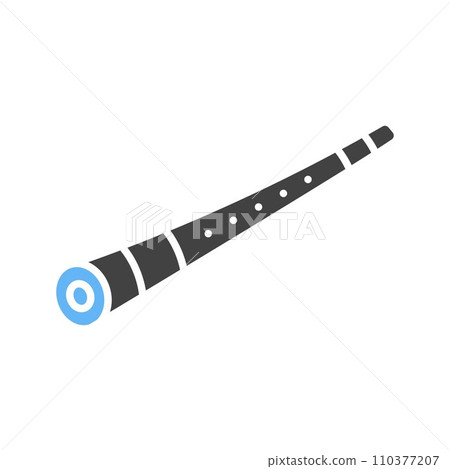 Shakuhachi icon vector image. 110377207
