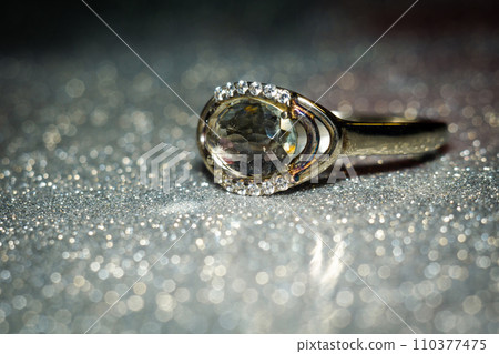 Silver ring with aquamarine Silver ring with aquamarine 110377475