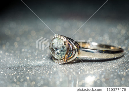Silver ring with aquamarine Silver ring with aquamarine 110377476