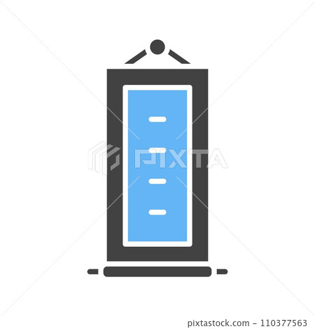 Scroll icon vector image. Scroll icon vector image. 110377563