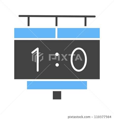 Scoreboard icon vector image. Scoreboard icon vector image. 110377564