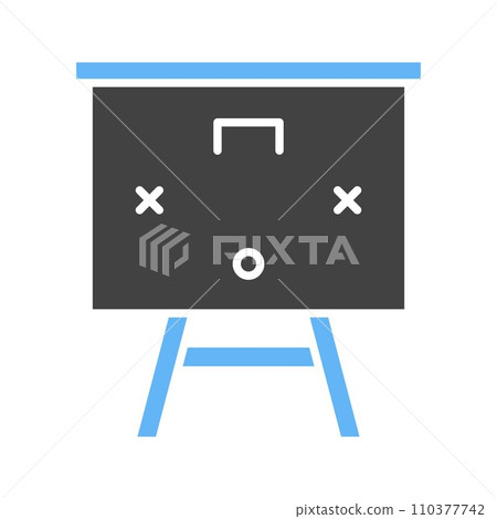 Presentation icon vector image. 110377742