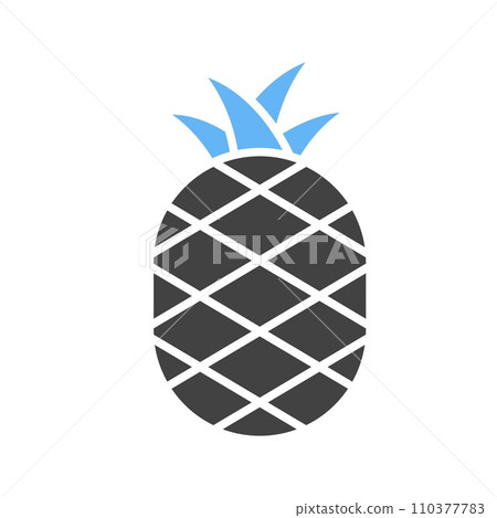 Pineapple icon vector image. 110377783