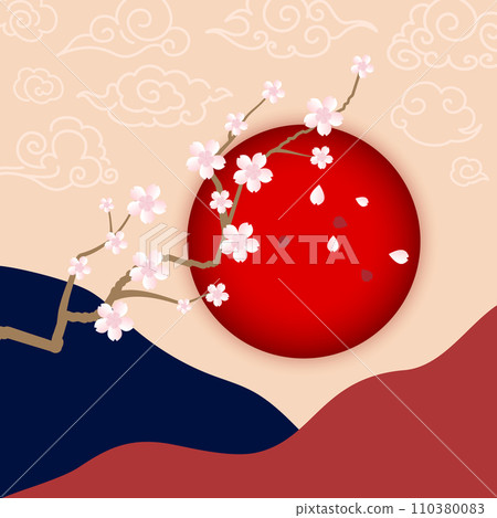 Japan Concept Background. Vector 110380083