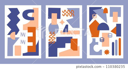 Set of geometric shapes. Abstract background shapes with brutalism style. Geometric posters. Direction in architecture. Retro elements. Minimalist design. Set of geometric shapes. Abstract background shapes with brutalism style. Geometric posters. Direction in architecture. Retro elements. Minimalist design. 110380235