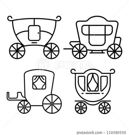 carriage icon carriage icon 110380550