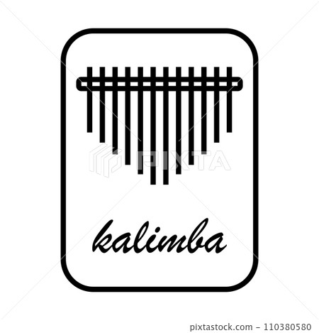 kalimba icon kalimba icon 110380580