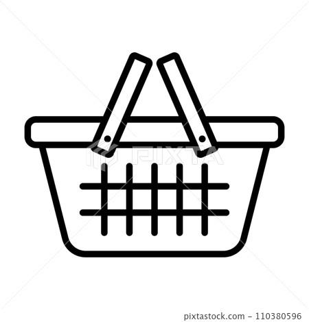 picnic basket icon picnic basket icon 110380596