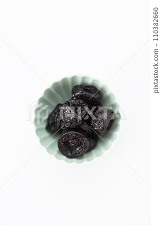 Prune white background Prune white background 110382660