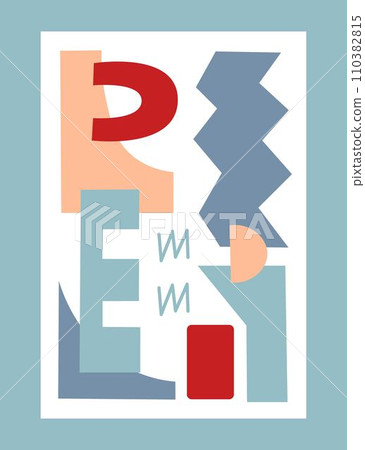 Set of geometric shapes. Abstract background shapes with brutalism style. Geometric posters. Direction in architecture. Retro elements. Minimalist design. Flat illustration Set of geometric shapes. Abstract background shapes with brutalism style. Geometric posters. Direction in architecture. Retro elements. Minimalist design. Flat illustration 110382815