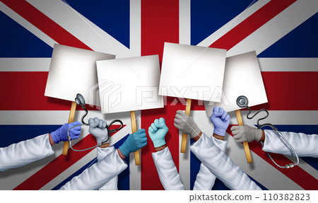 England Health Service Strike 110382823
