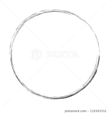 Circle frame border background shape template for decorative grunge doodle element for design illustration Circle frame border background shape template for decorative grunge doodle element for design illustration 110383332