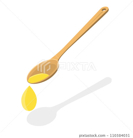 3D Isometric Flat Vector Illustration of Cooking Ingredients. Item 7 3D Isometric Flat Vector Illustration of Cooking Ingredients. Item 7 110384031