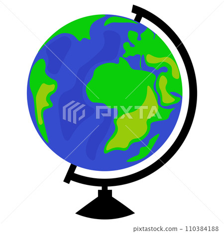 Isolated object-57. The globe, isolated on white background. Isolated object-57. The globe, isolated on white background. 110384188