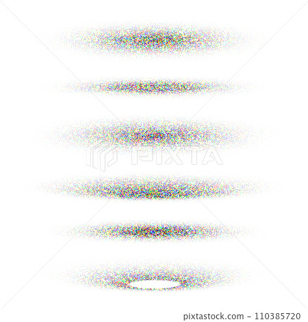 Stipple shadows set, dotted design elements. Fading gradient. Stippling, dotwork drawing, shading using dots. Pixel disintegration, halftone effect. Colored noise grainy texture. Vector illustration Stipple shadows set, dotted design elements. Fading gradient. Stippling, dotwork drawing, shading using dots. Pixel disintegration, halftone effect. Colored noise grainy texture. Vector illustration 110385720